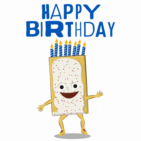 Pop-Tarts Happy Birthday - Emojis, Stickers and GIFS